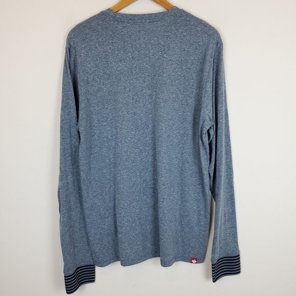 Rabbit Light Blue Remix Ringer Long Sleeve Shirt - Picture 5 of 7